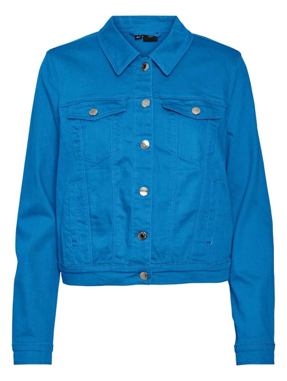Veste Femme Replay En Jean Bleu Lavé - Taille S, Coupe Cropped, Manches Longues, Neuf Avec étiquettes