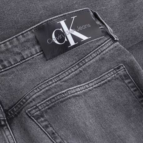 Jean en coton mélangé anthracite délavé avec une coupe slim et à 5 poches - Image 3