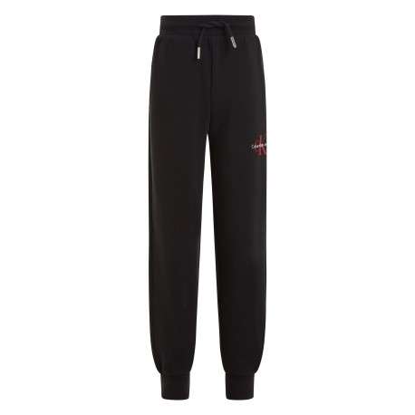 Pantalon de jogging en coton régénératif noir avec une coupe relaxed