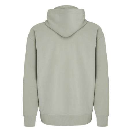 Sweat en coton tilleul uni coupe droite avec un col à capuche - Image 2