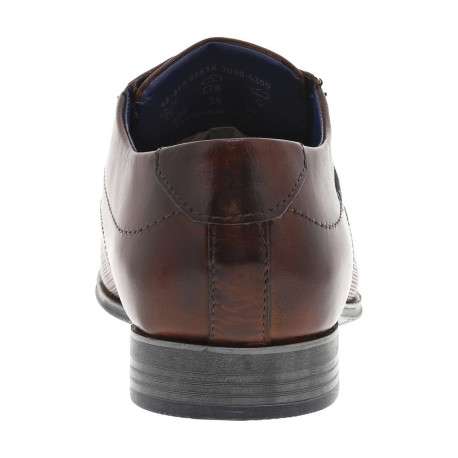 Derbies homme marron unies à talon décroché bas et à lacets ronds - Image 6