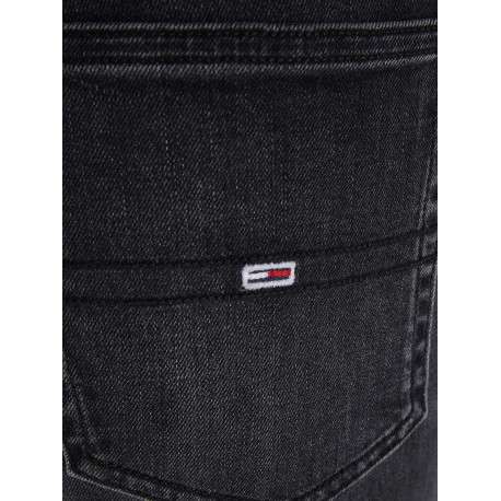 Jean Julie en coton noir uni avec une coupe regular fit et 3 poches avants - Image 10