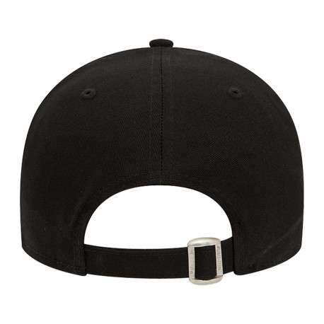 Casquette dad cap 9FORTY® en coton noire unie avec logo brodé devant - Image 2