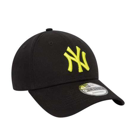 Casquette dad cap 9FORTY® en coton noire unie avec logo brodé devant - Image 3