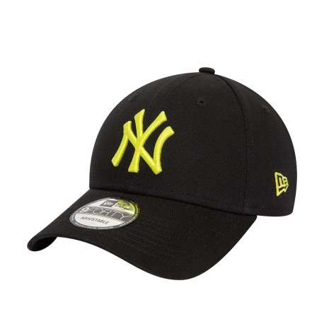 Casquette dad cap 9FORTY® en coton noire unie avec logo brodé devant - Image 4
