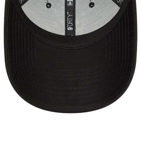 Casquette dad cap 9FORTY® en coton noire unie avec logo brodé devant - Image 5
