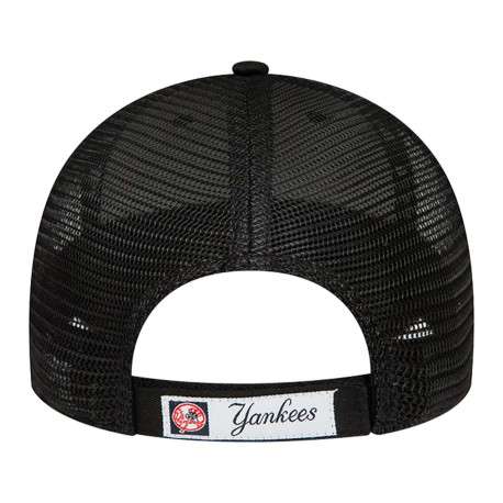 Casquette trucker 9FORTY® en coton noire unie avec logo brodé devant - Image 2