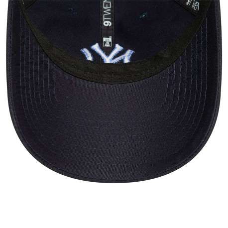 Casquette dad cap 9TWENTY® en coton noire unie avec logo brodé à l'avant - Image 5