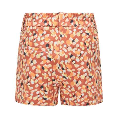 Short Chino rouille imprimé avec une coupe chino et imprimé léopard - Image 2