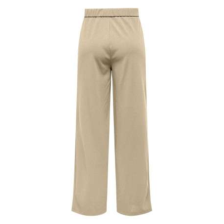 Pantalon Chino Onlsania High Waist Button beige uni coupe regular fit - Image 2