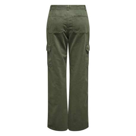 Pantalon Cargo Onlmalfy Cargo Pant Pnt Noos en coton kaki uni coupe regular fit - Image 2