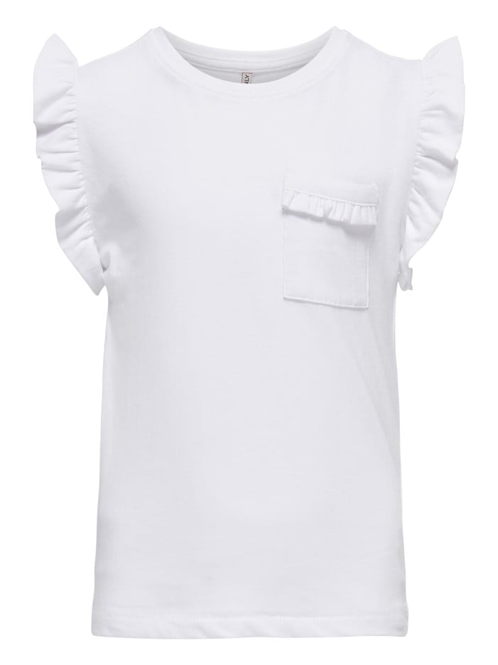 Débardeur en coton blanc...