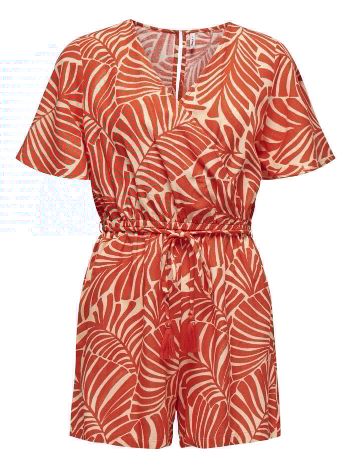 Combishort orange imprimée...