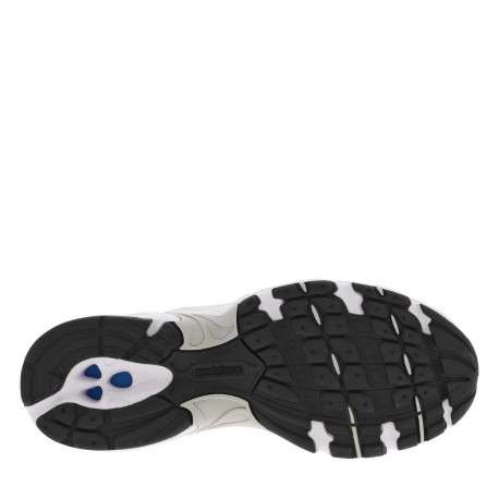 Baskets basses multisport 530 blanches et argentées en mesh avec lacets plats - Image 5