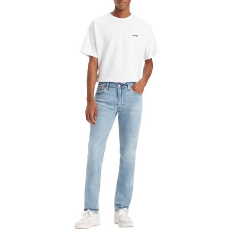 Jean 511 en coton mélangé stone délavé avec une coupe slim et à 5 poches - Image 2