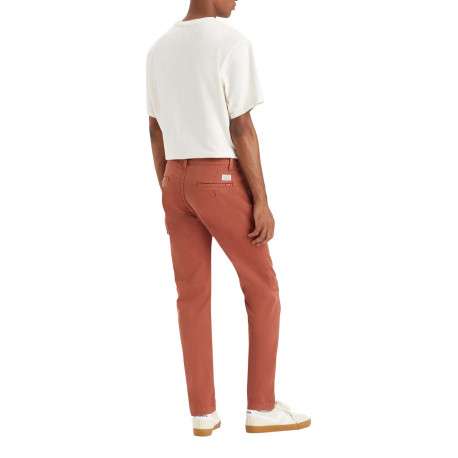 Pantalon XX Chino Std II en coton brique uni avec une coupe slim - Image 3