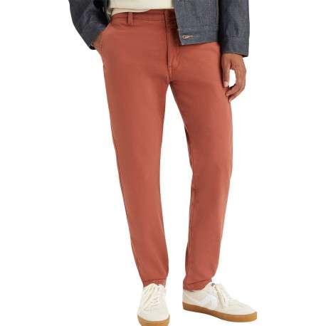 Pantalon XX Chino Std II en coton brique uni avec une coupe slim - Image 4