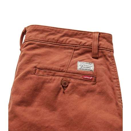 Pantalon XX Chino Std II en coton brique uni avec une coupe slim - Image 5