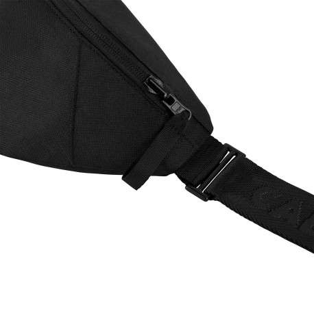 Banane noire unie reversible à bandoulière ajustable et fermeture zippée - Image 4