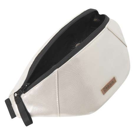 Banane or unie reversible à bandoulière ajustable et fermeture zippée - Image 3