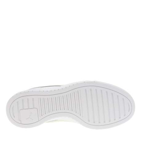 Baskets basses tennis Ca Pro en cuir blanches, grises et vert d'eau avec lacets - Image 5