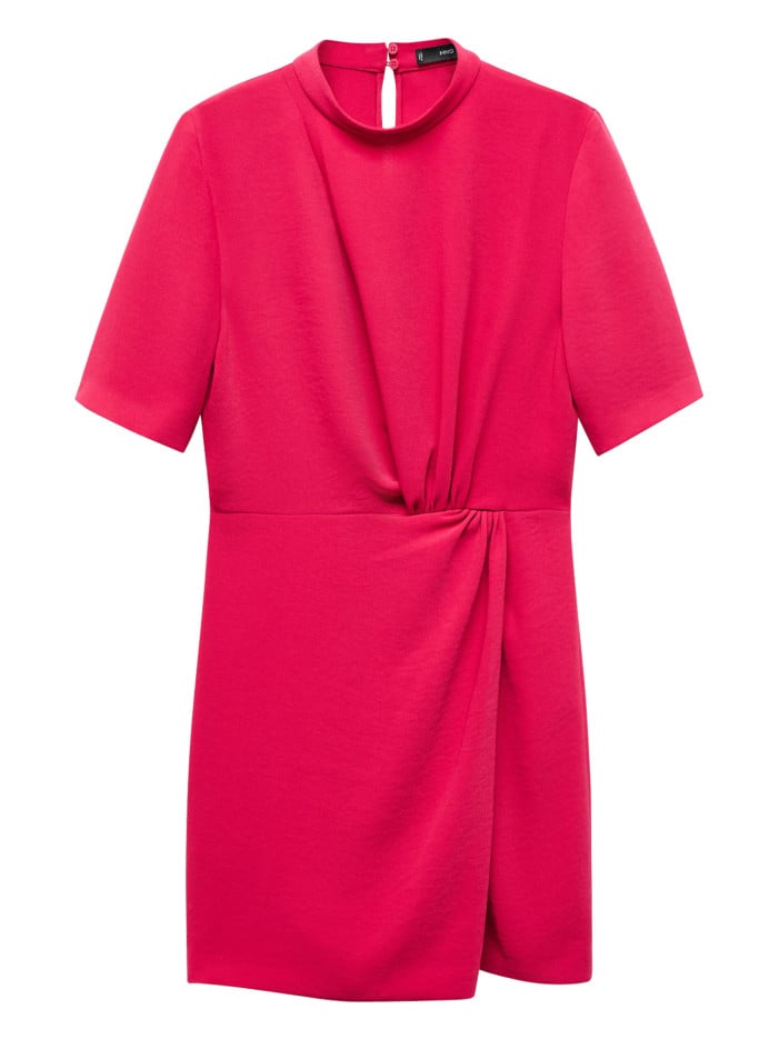 Robe courte fuchsia avec...