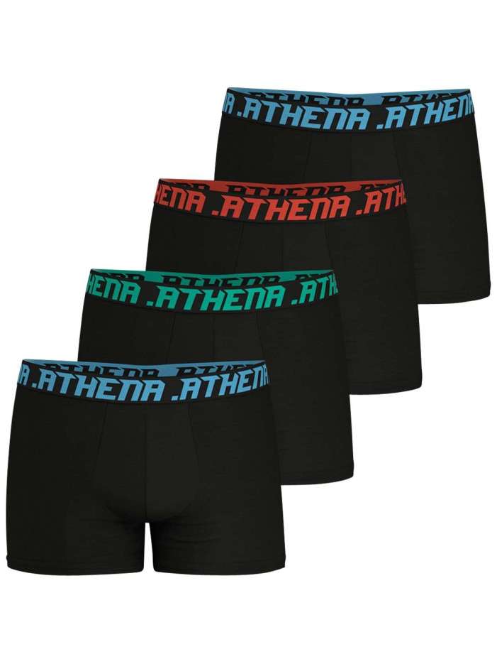 Lot de 4 boxers en coton...