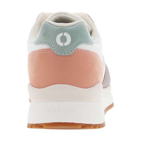 Baskets basses saumon avec lacets plats et une semelle running - Image 6