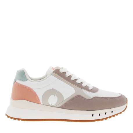Baskets basses saumon avec lacets plats et une semelle running - Image 2