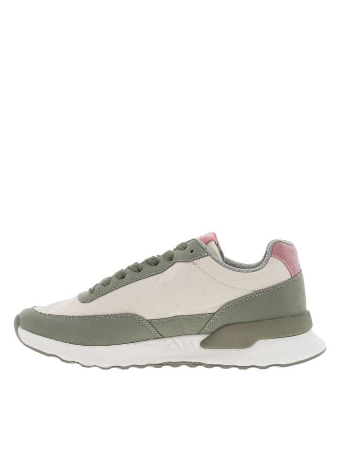 Baskets basses kaki avec...