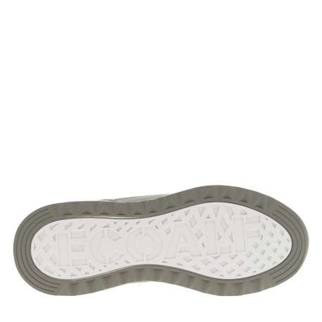 Baskets basses kaki avec des lacets plats et une semelle running - Image 5