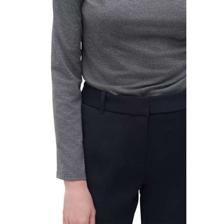 Pantalon Chino marine uni avec une coupe Regular fit et 4 poches - Image 6