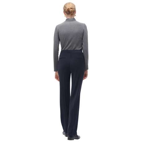 Pantalon Chino marine uni avec une coupe Regular fit et 4 poches - Image 7