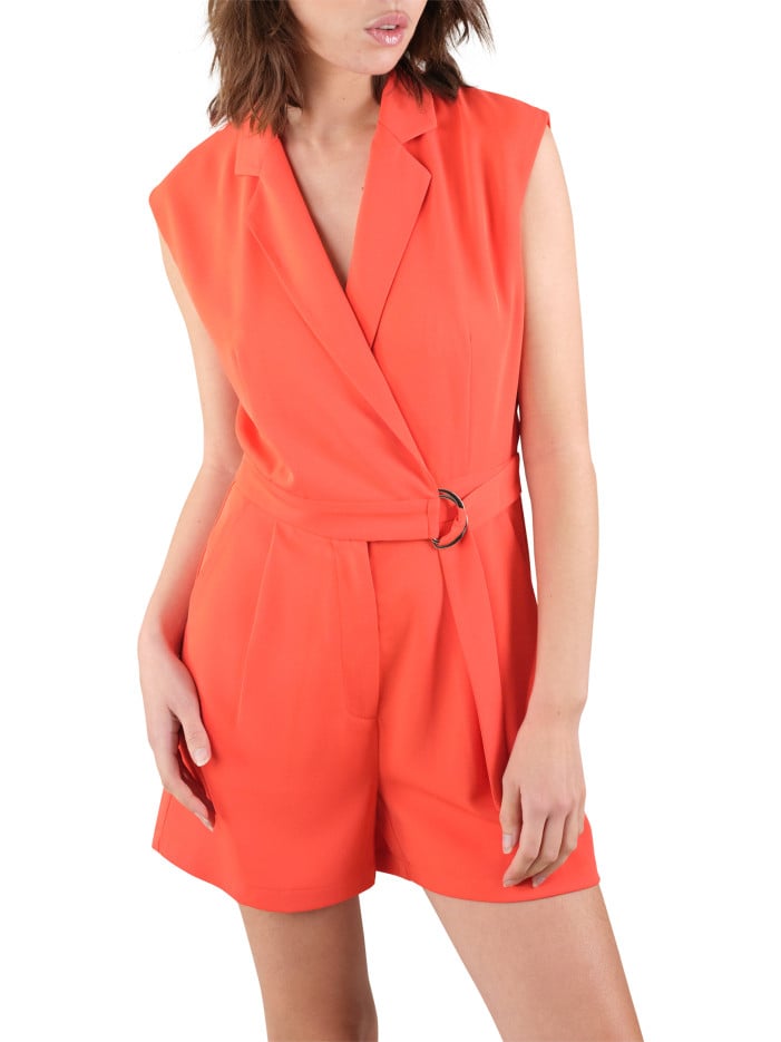 Combishort orange unie avec...