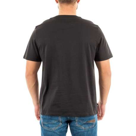 T-shirt en coton noir avec logo iconique imprimé et une coupe droite - Image 4