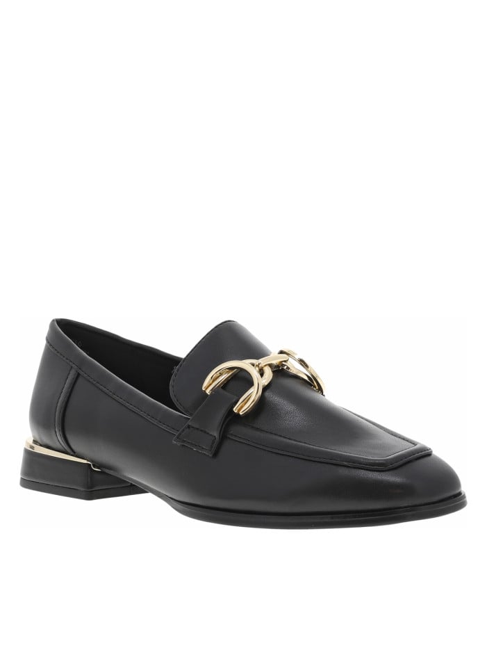Mocassins noirs en simili...