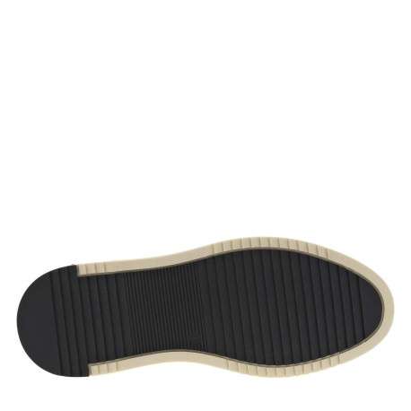 Baskets basses en cuir cognac avec des lacets plats et micro points - Image 5