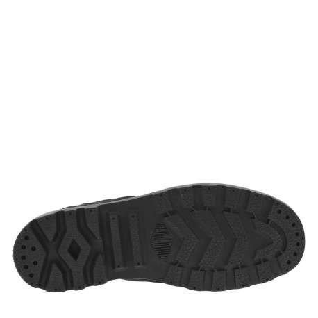 Baskets montantes en toile Womens Pampa Hi noires à lacets plats - Image 5