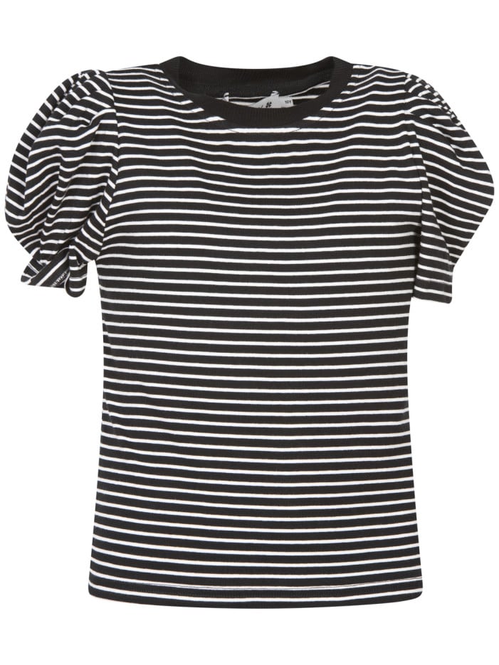 Top noir rayé avec une...