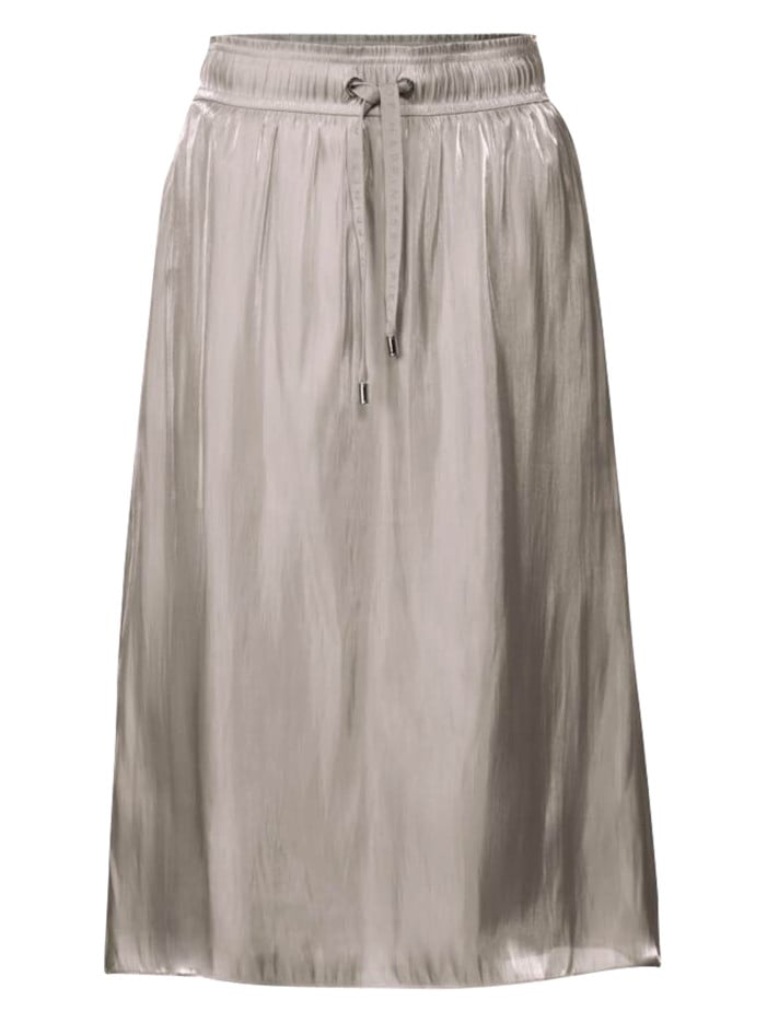 Jupe longue beige unie...