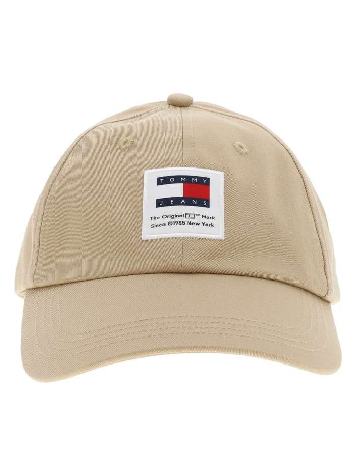 Casquette en coton beige...