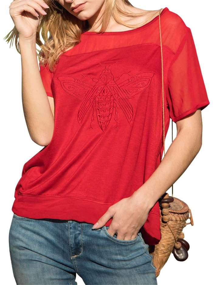 T-shirt manches courtes...