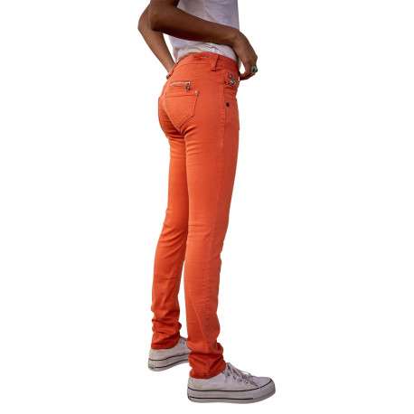 Jean femme rouge - Image 2