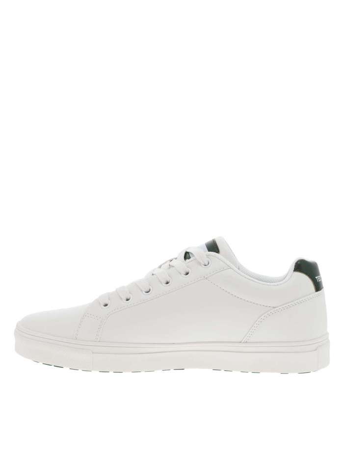 Baskets basses blanches et...