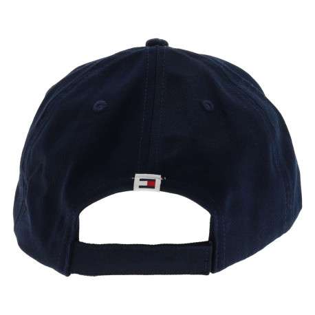 Casquette en coton nuit unie avec fermeture à bande auto-agrippante - Image 2