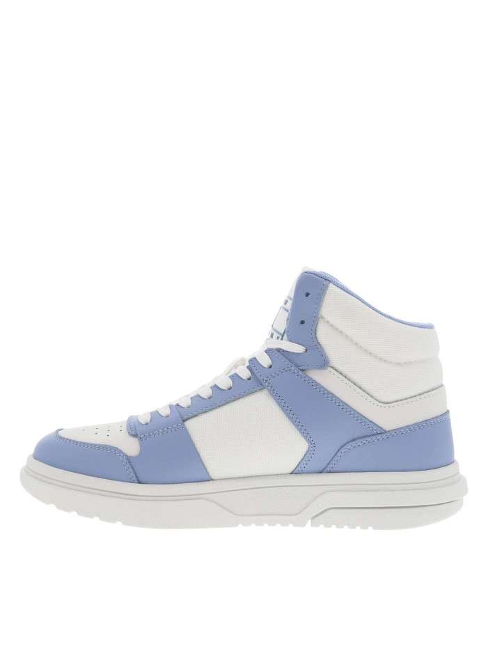 Baskets montantes en cuir...