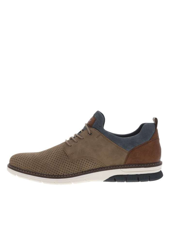 Baskets basses kaki avec...