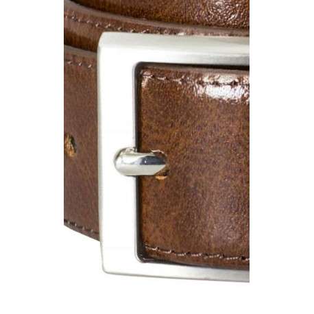 Ceinture en cuir marron - Image 2