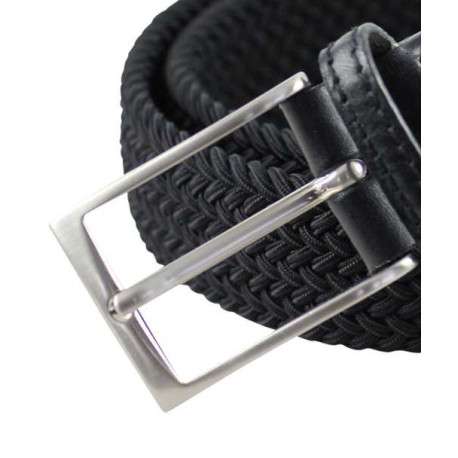 Ceinture en cuir noire - Image 2