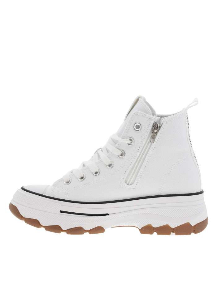 Baskets montantes blanches...